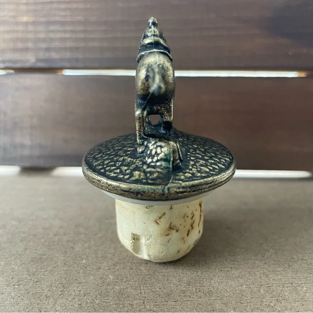 Blanton’s Bourbon Jockey Bottle Stopper LETTER L